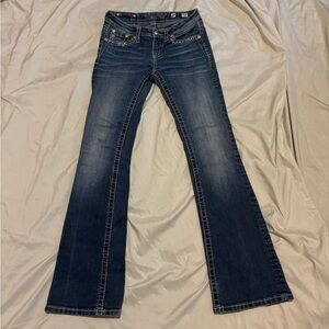Miss me, jeans, size girls 14 boot great look inseam 30 inch